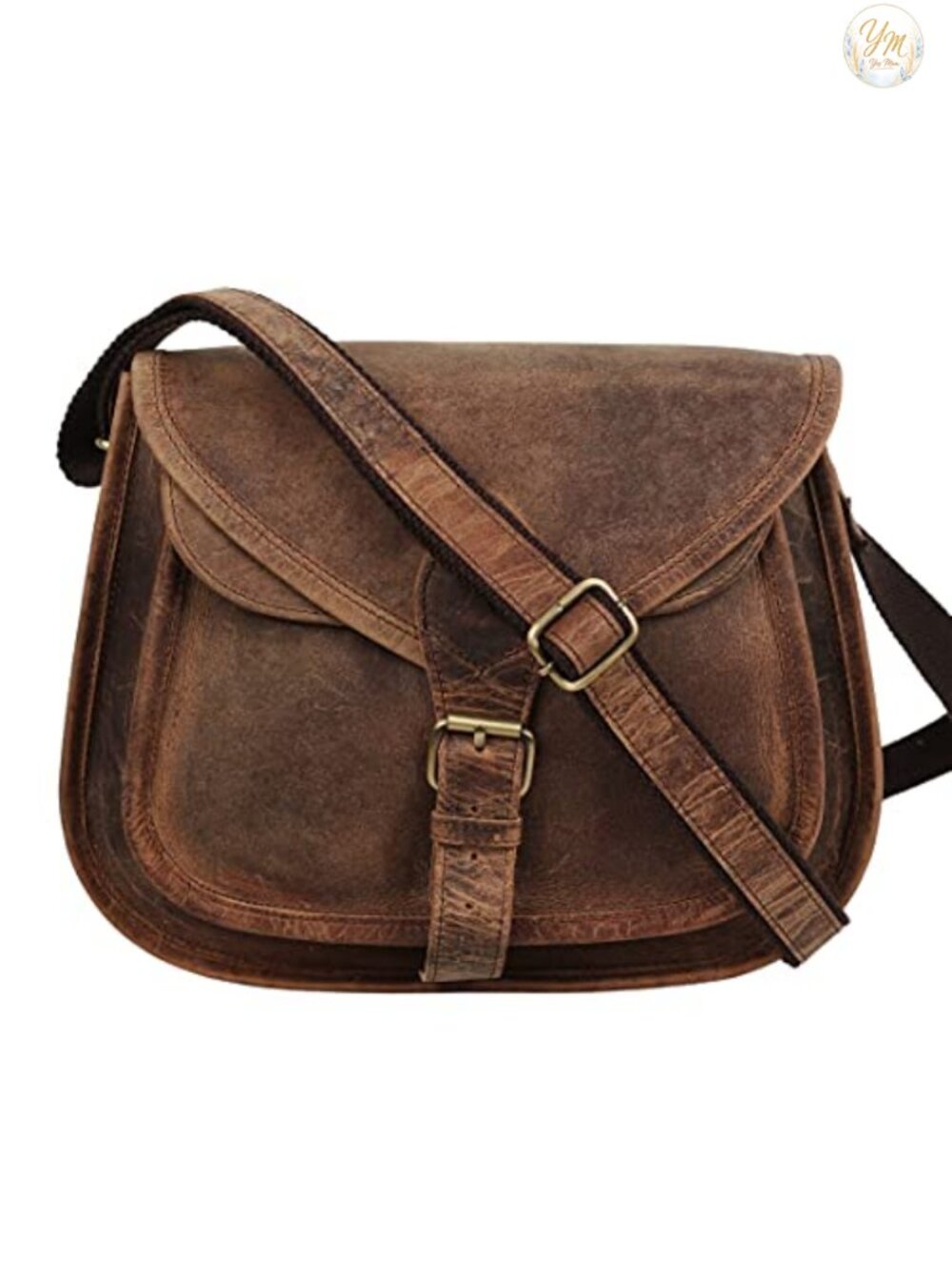 Buffalo Leather Crossbody Satchel Purse Shoulder Bag Travel Tote Ladies Handbag